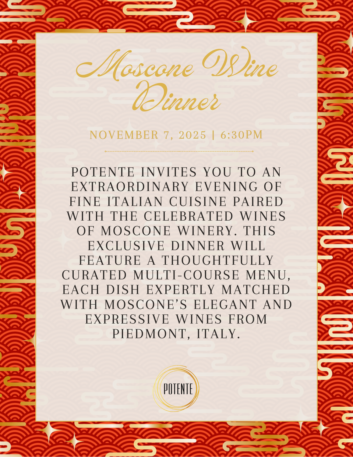 Moscone Wine Dinner_Flyer_Potente_10.2025_ver.1